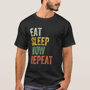 Camiseta Jardinagem 4\Coma Durma Corte Repita Cortar Relva