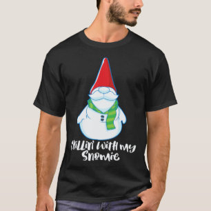 Camiseta Jardinagem 4\Congelando Com Meu Boneco de Neve de 