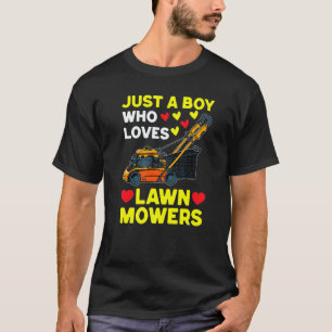 Camiseta Jardinagem 4\Cortar Relva Apenas Um Rapaz Que Ama