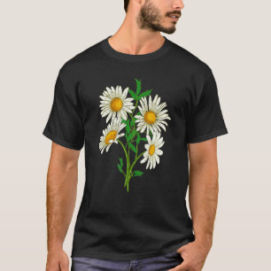 Camiseta Jardinagem 4\Daisy Jardim Botânico Planta Naturez