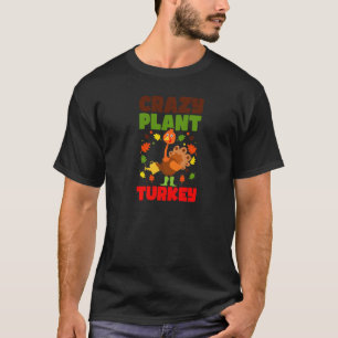 Camiseta Jardinagem 4\Design de peru de planta louca Jardin