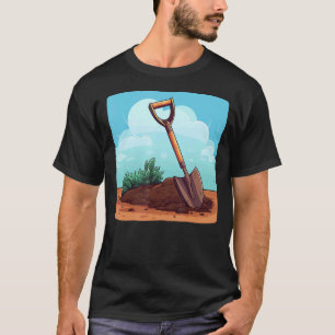 Camiseta Jardinagem 4\Divertido desenterrar Ferramentas de