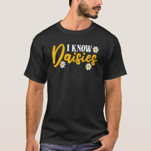 Camiseta Jardinagem 4\Eu Sei Margaridas Botânico de Jardi