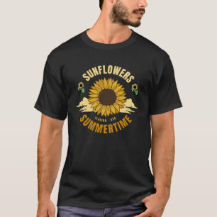 Camiseta Jardinagem 4\Flórida FL Orgulho Girassol Verão Reb