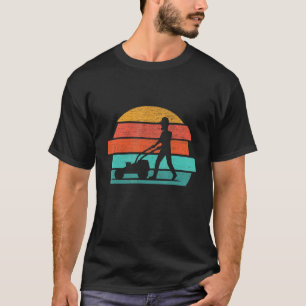 Camiseta Jardinagem 4\Gângster da Jardinagem Cortando Grama