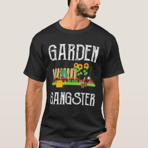 Camiseta Jardinagem 4\Gângster de Jardim Jardinagem Jardin