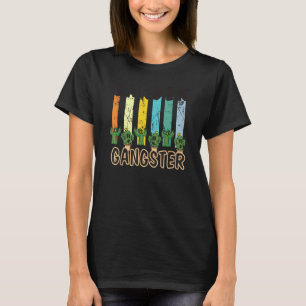 Camiseta Jardinagem 4\Gângster de Jardim Vasos de Plantas