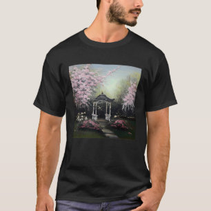 Camiseta Jardinagem 4\Jardim de Cerejeira Santuário Lago Fr