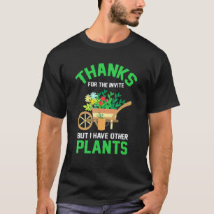 Camiseta Jardinagem 4\Jardim Eu Tenho Outras Plantas Jardin