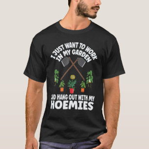 Camiseta Jardinagem 4\Jardim Ficar à Toa Amigos Passatempo