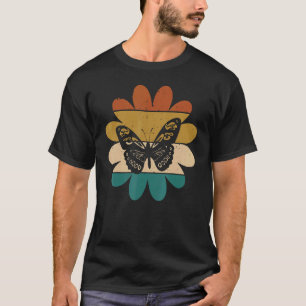 Camiseta Jardinagem 4\Jardinagem para Borboletas Flor Silve