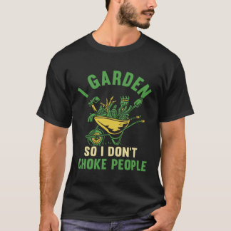Camiseta Jardinagem 4\Jardineiro Eu Cuido do Jardim para Nã