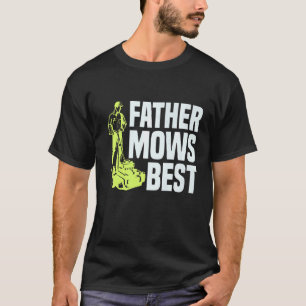 Camiseta Jardinagem 4\Pai Corta Melhor Cortador de Grama Co