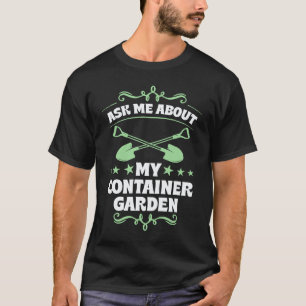 Camiseta Jardinagem 4\Pergunte-me Sobre Minha Planta de Jar