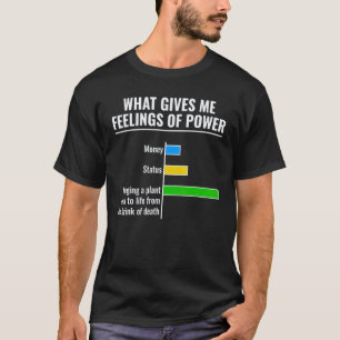 Camiseta Jardinagem 4\Revivendo uma Planta Engraçado Ga