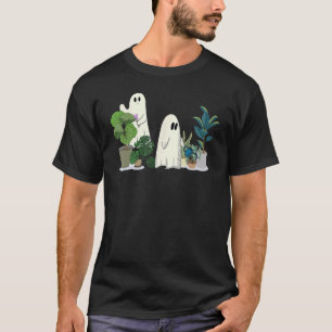 Camiseta Jardinagem 4\Senhora Jardineira Retro Fantasma Jar