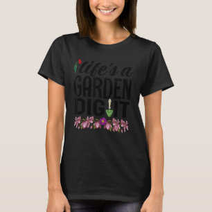 Camiseta Jardinagem 4\Uma Vida Engraçada de Amante de Plant