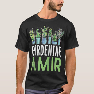 Camiseta Jardinagem Amir Plant Gardener Nome Raglan B