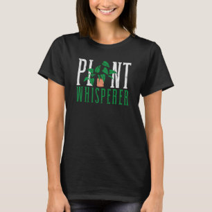 Camiseta Jardinagem Botânica Amante de Plantas Ancinho Pá