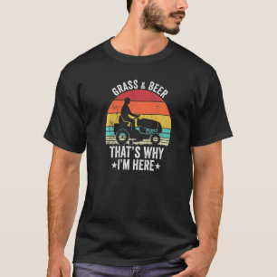 Camiseta Jardinagem, Corte de Relva e Cerveja