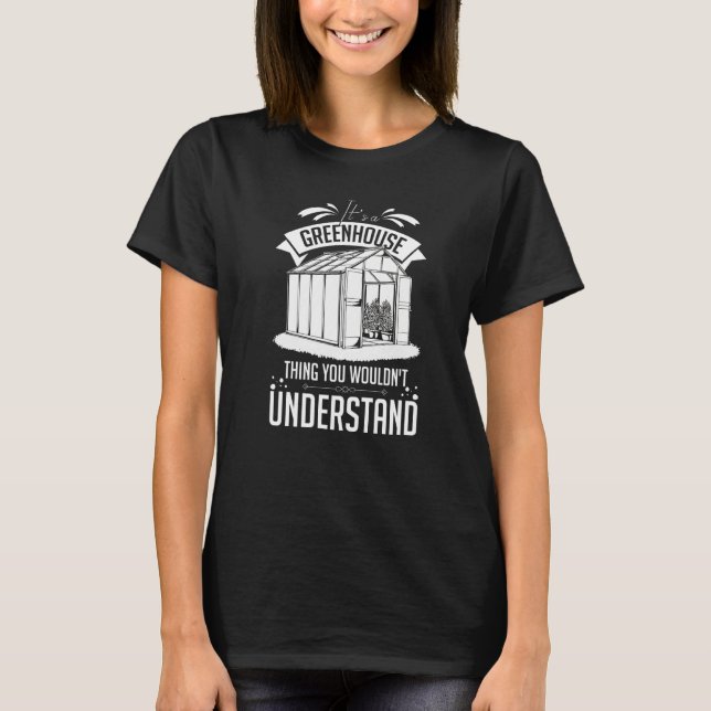 Camiseta Jardinagem de Estufa Menor (Frente)