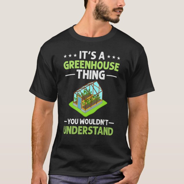Camiseta Jardinagem de Estufa Menor (Frente)