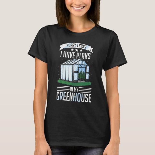 Camiseta Jardinagem de Estufa Menor (Frente)