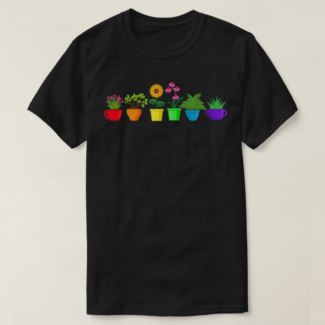 Camiseta Jardinagem de Gay LGBT Engraçado LGBT (Frente do Design)