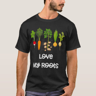Camiseta Jardinagem De Hortas De Raiz Dotada 3Dk