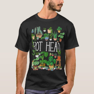 Camiseta Jardinagem de Pote de trevo de plantas plantadas