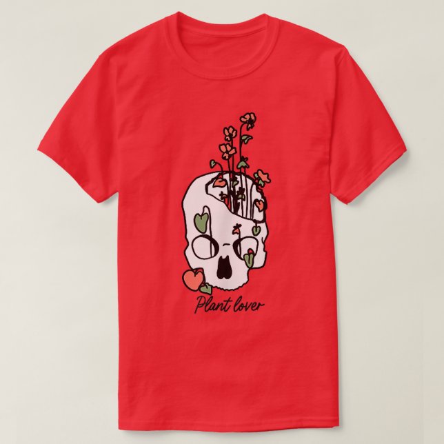 Camiseta Jardinagem de potes de flores para amantes de plan (Frente do Design)