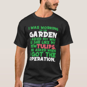 Camiseta Jardinagem de Tulipas Jardim Hilário Jardineiro Tu