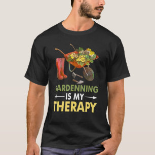 Camiseta Jardinagem É Meu Jardim Terapêutico