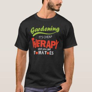 Camiseta Jardinagem É Terapia Barata E Você Ganha Tomates