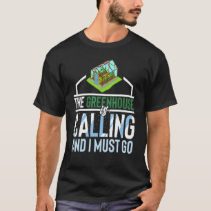 Camiseta Jardinagem em Estufa Planta Jardineiro Iniciante P