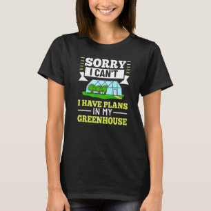 Camiseta Jardinagem em Estufa Planta Jardineiro Iniciante P