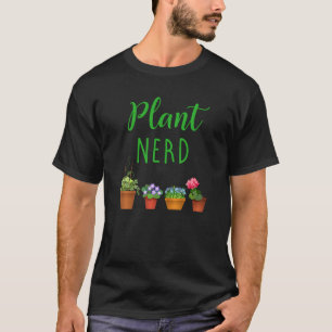 Camiseta Jardinagem engraçada e Houseplant do nerd da