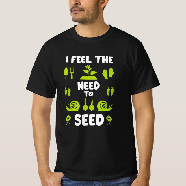 Camiseta Jardinagem Engraçado (Frente)