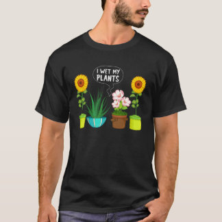 Camiseta Jardinagem - Eu Rego Minhas Plantas