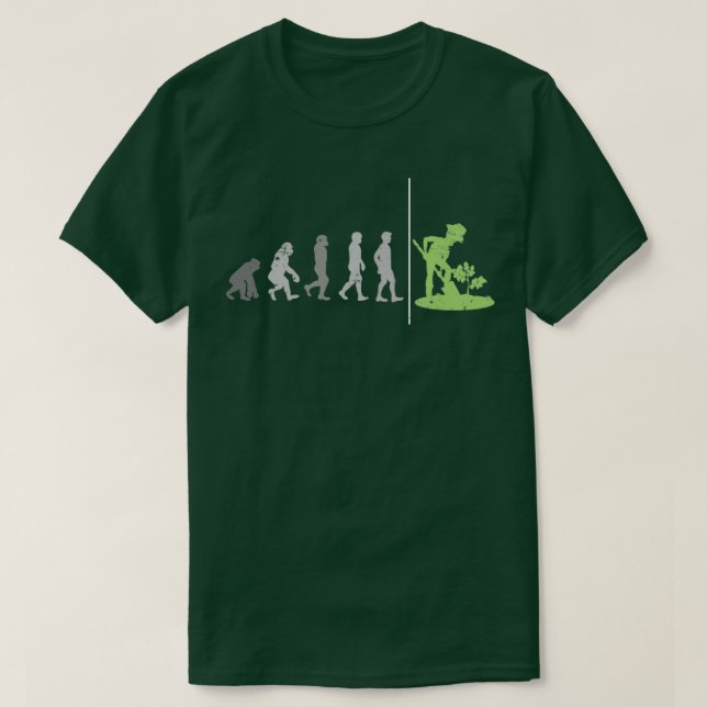 Camiseta Jardinagem Evolution (Frente do Design)
