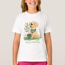 Camiseta Jardinagem Feliz Dia da Terra para Ouros