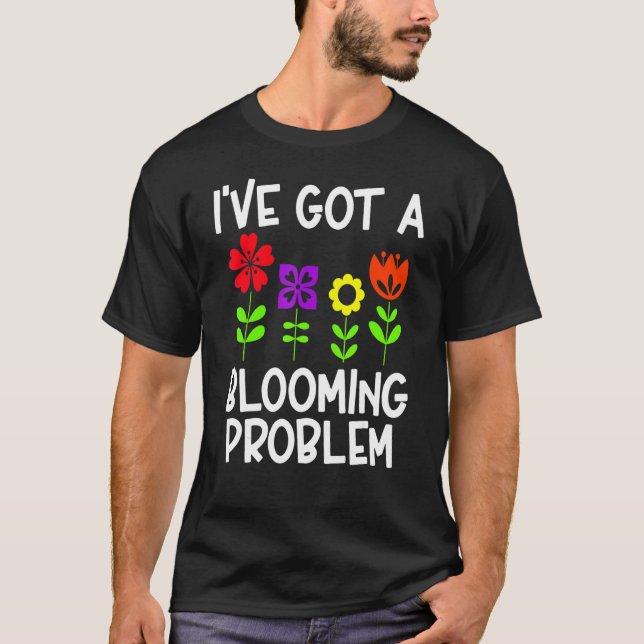Camiseta Jardinagem Flores em Flor 1 (Frente)