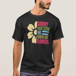 Camiseta Jardinagem Floristas Jardineiro Para Mulheres Flor