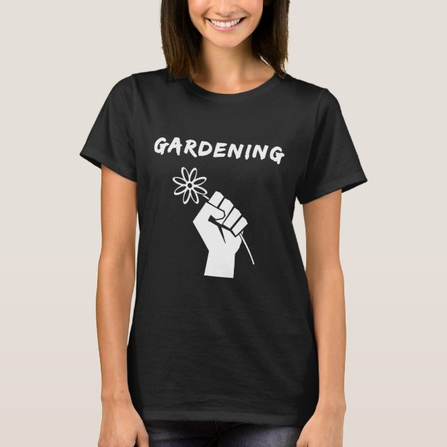 Camiseta Jardinagem Jardim Crescente (Frente)