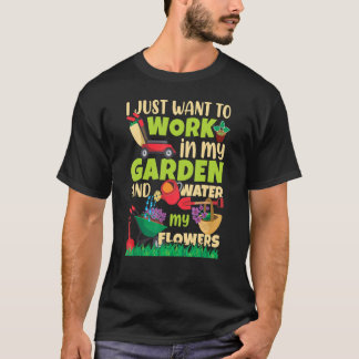 Camiseta Jardinagem Jardim Planta Flor