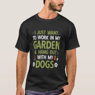 Camiseta Jardinagem Jardineiro Passar o Tempo com Meus Cach