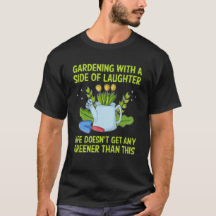 Camiseta Jardinagem Jardineiro Trabalho de Jardim Paisagist