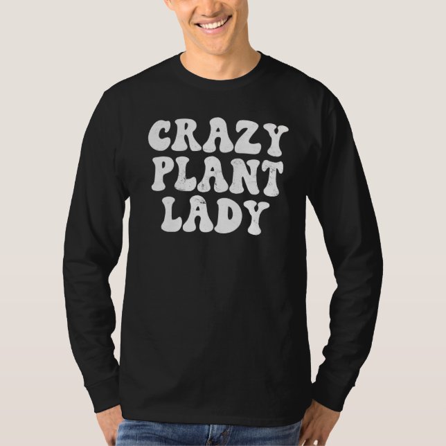 Camiseta Jardinagem Louca de Plantas (Frente)