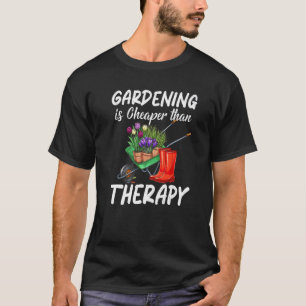 Camiseta Jardinagem Mais Barata Do Que O Whispe Da Terapia