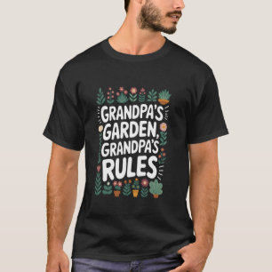 Camiseta Jardinagem Planta Vovô Amante de Plantas Polegar V